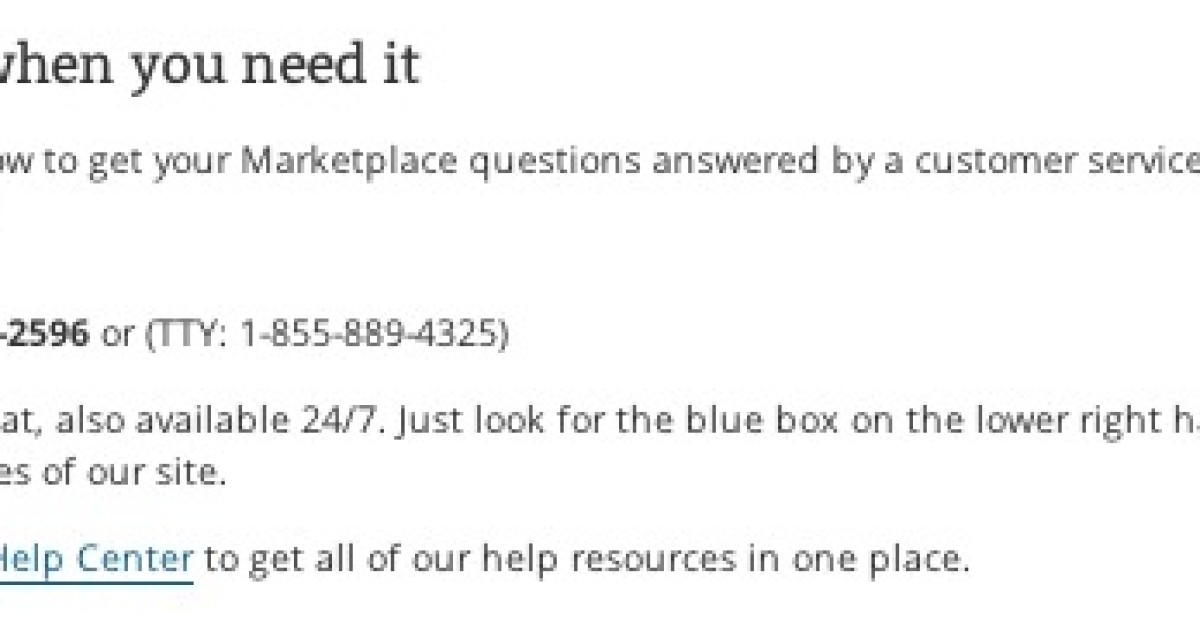 Missing From New and Improved Healthcare.gov: Online Customer Service