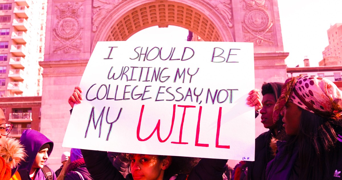 The School Walkout: A Conformist Rebellion