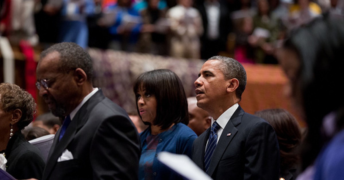 Church Sermon for Obama Uses Campaign Slogan 'Forward'