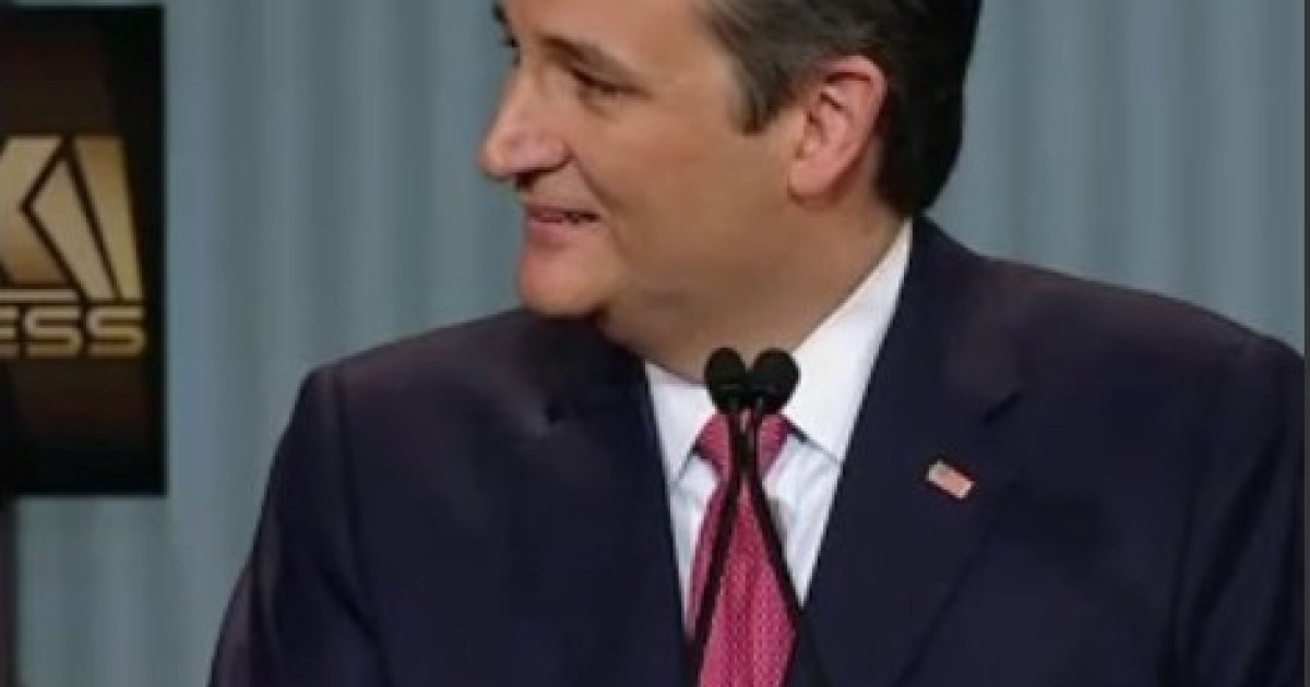 Cruz Finally Takes on Trump